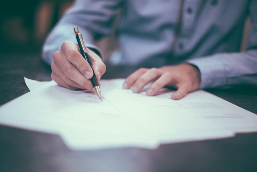 Tax and compliance paperwork on a desk